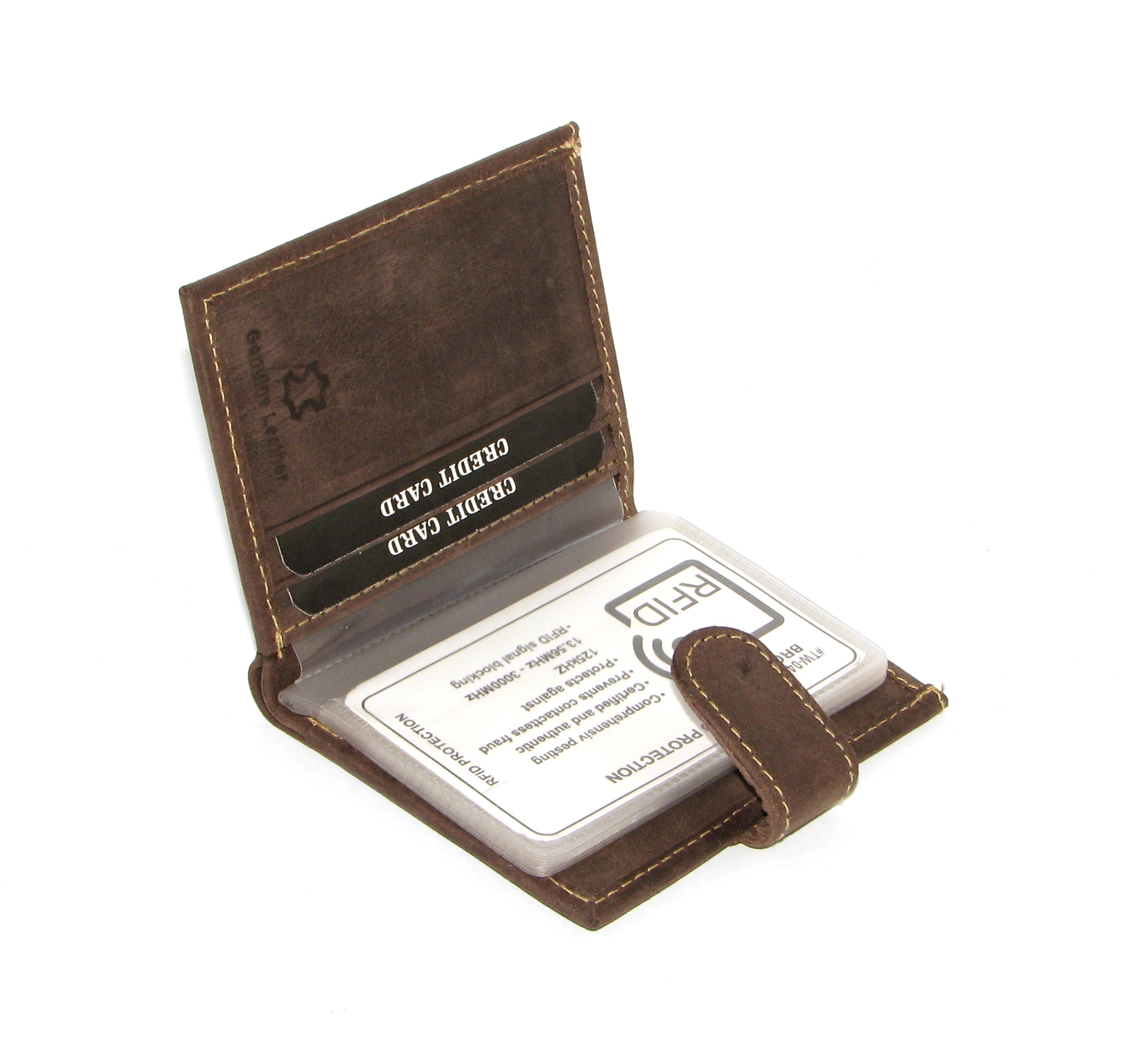 Подарунковий набір DNK Leather №1 (Затиск + картхолдер) коричневий Подарунковий набір DNK Leather №1 (Затиск + картхолдер) коричневий